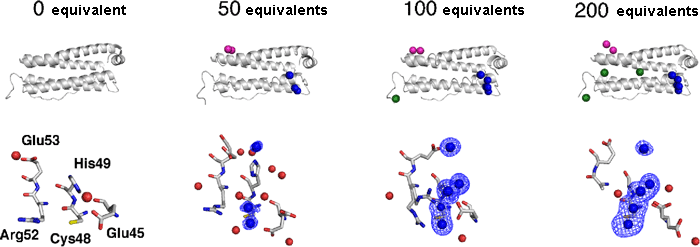 Fig. 2 Details of structural changes with the accumulation of palladium.