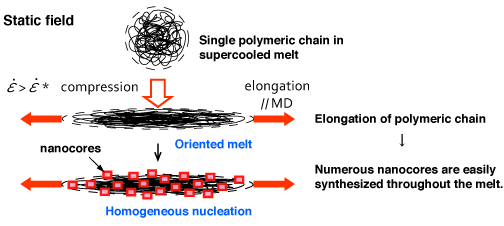 Fig. 3 Mechanism of synthesizing nano-oriented crystal (NOC)