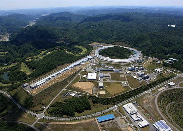 Fig 1 Aerial photo of the SPring -8 campus