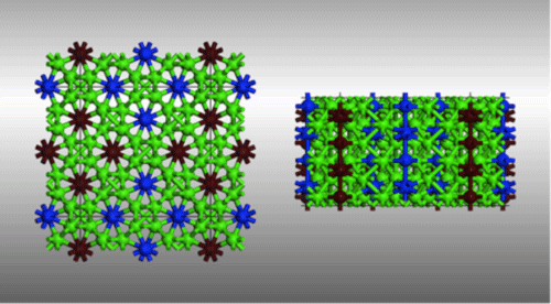 Figure	Crystal structure of phase VII calcium analyzed in this study