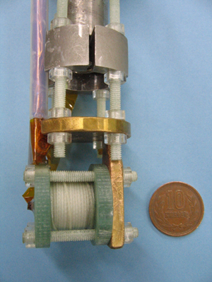 Fig. 2. Powerful superconducting mini-magnet