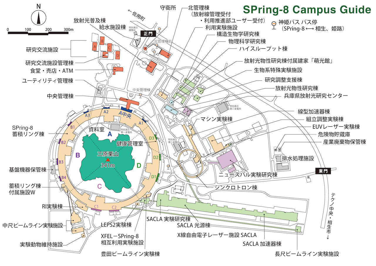 SPring-8キャンパスマップ