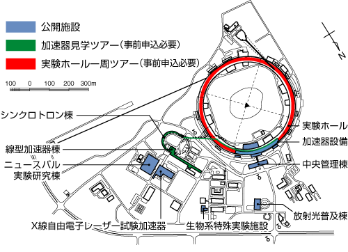 SPring-8施設公開地図