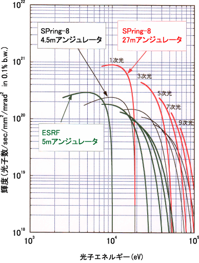 図6　他のアンジュレータとの比較