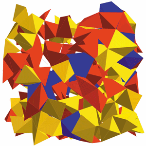 （c）Mg<sub>2</sub>SiO<sub>4</sub>ガラス中のMg-Oの分布