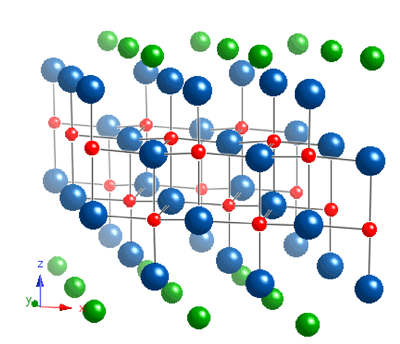 図1　RFe<sub>2</sub>O<sub>4</sub>の結晶構造