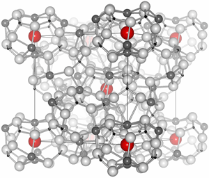 図2　C12A7の結晶構造