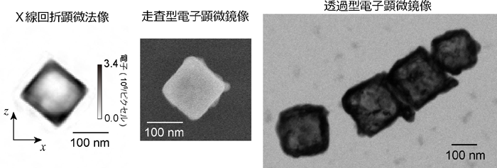 図3   金銀ナノ中空粒子の顕微鏡像