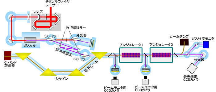 図2　シード型FELの実験配置