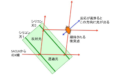 図4：実験装置の模式図。