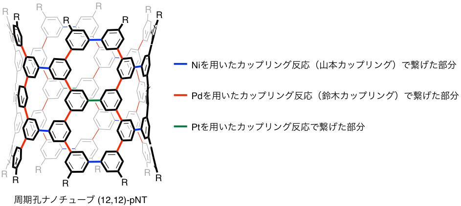 図３．周期孔ナノチューブpNTの合成法概略