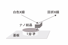 図1：X線1分子計測法の原理図