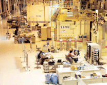 サンビーム（産業用専用ビームライン）の様子