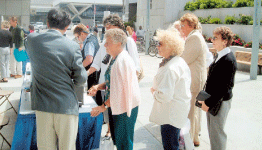 Public Science Dayでの展示の様子