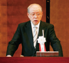 野依良治　理研理事長