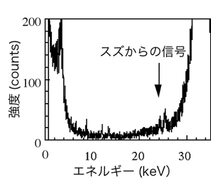 蛍光Ｘ線スペクトル