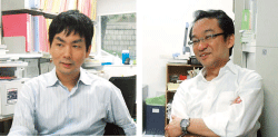 藪内さん（左）と駒場さん（右）。