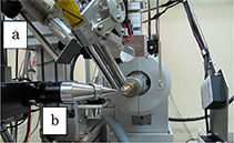 Fig.2. Magnified view around the goniometer